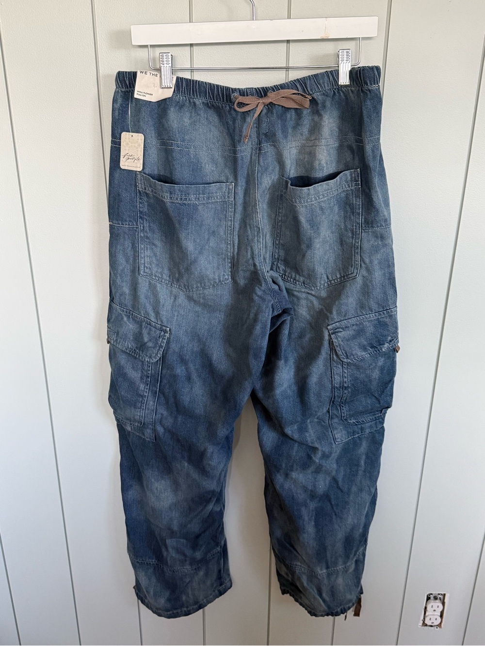 NWT free people wallflower pull on jeans - Picture 6 of 10